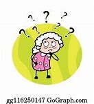 Image result for Confused Old Lady Cartoon
