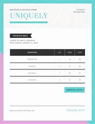 Image result for Clothing Store Receipt Template