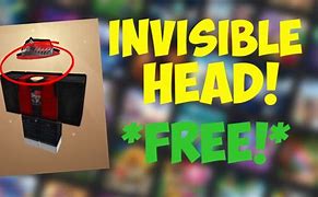Image result for Roblox How to Have Invisible Head