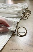 Image result for Window Curtain Clip Rings
