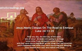 Image result for Cleopas and Risen Jesus