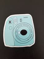 Image result for Blue Polaroid Camera Sticker