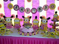 Image result for Girl Minion Birthday Party Idea