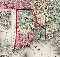 Image result for Overview Map of MA and RI