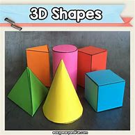 Image result for 3D Geometric Shape Cut Out Templates