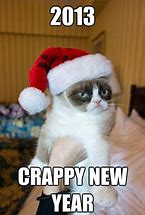 Image result for Funny Happy New Year Grumpy Cat