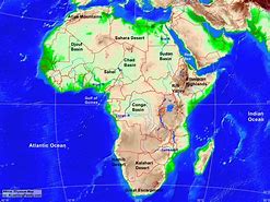 Image result for African Physical Map