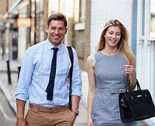 Image result for Woman Walking Businessman