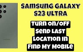 Image result for S23 Turn On Find Phone