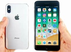 Image result for iPhone X vs iPhone 7 Plus Size