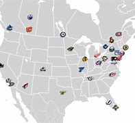 Image result for NHL Team Locations Map