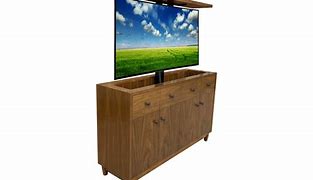 Image result for Hidden TV Lift Cabinet