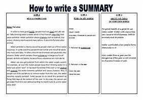 Image result for How Do You Take Summary Notes