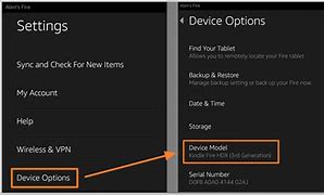 Image result for Device Settings On Kindle Fire
