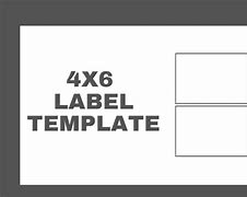 Image result for 4X6 Label Size
