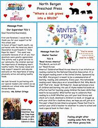 Image result for Preschool Winter Newsletter