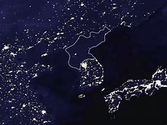 Image result for Satellite Map of North Korea