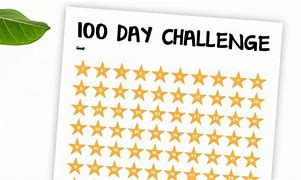 Image result for 100 Days Challenge Design for Home