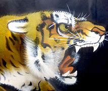 Image result for Japanese Tiger Painting