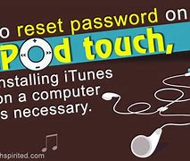 Image result for How to Reset iPod Password