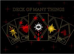 Image result for Deck of Many Things Logo