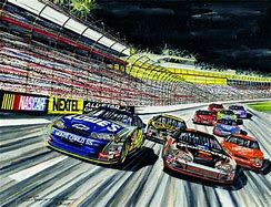 Image result for Old School NASCAR Art