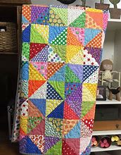 Image result for Primary Polka Dot Fabric Quilt