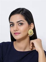 Image result for Gold Plated Stud Earrings