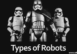 Image result for Types of Robots Related to Ai