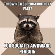 Image result for Evil Raccoon Meme