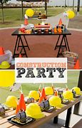 Image result for Construction 1st Birthday