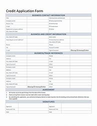 Image result for Free Credit Application Form Template