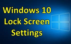 Image result for Black Lock Screen On Windows 10