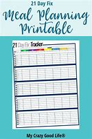 Image result for 21-Day Fix Meal Plan Sheets
