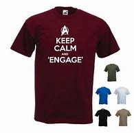 Image result for Picard Engage T-Shirt