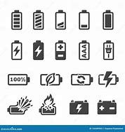 Image result for Car Dead Battery Power Icon Sign