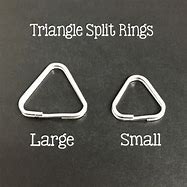 Image result for Flat Triangle Split Ring