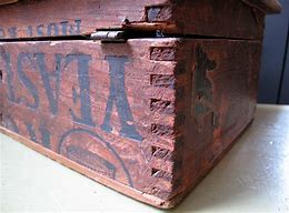 Image result for Antique Wooden Box with a Battery Section