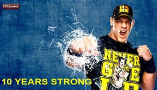 Image result for 10 Years Strong John Cena Gold