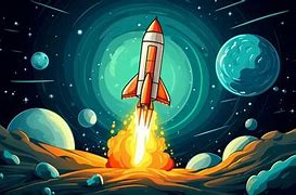 Image result for Rocket Launching into Space
