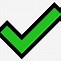 Image result for Black Check Mark Emoji
