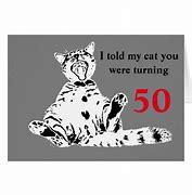 Image result for Happy 50th Birthday Cat