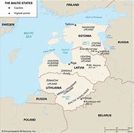 Image result for Baltic States Map