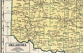 Image result for Large Oklahoma State Map