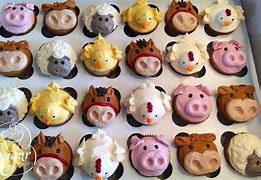 Image result for Animal Cupcakes for Girls