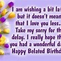 Image result for Happy Belated Birthday Sarah