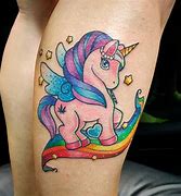 Image result for LGBT Unicorn Tattoo