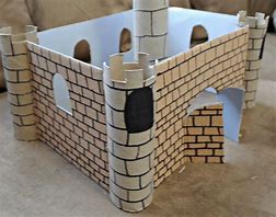 Image result for Easy Cardboard Castle