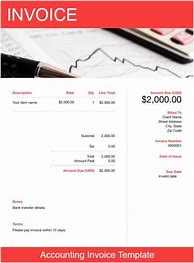 Image result for Accounting Invoice Example