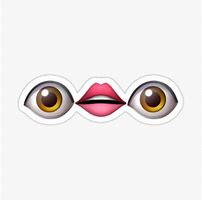 Image result for Eye Lip Eye Emoji